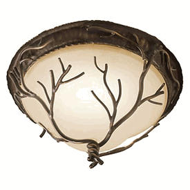 Rustic Vine Ceiling Light