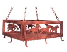 Horses Pot Rack